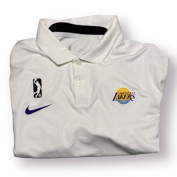 Nike Other - Nike‎ Men’s Dri-Fit Lakers NBA Polo Size Small Activewear South Bay Lakers